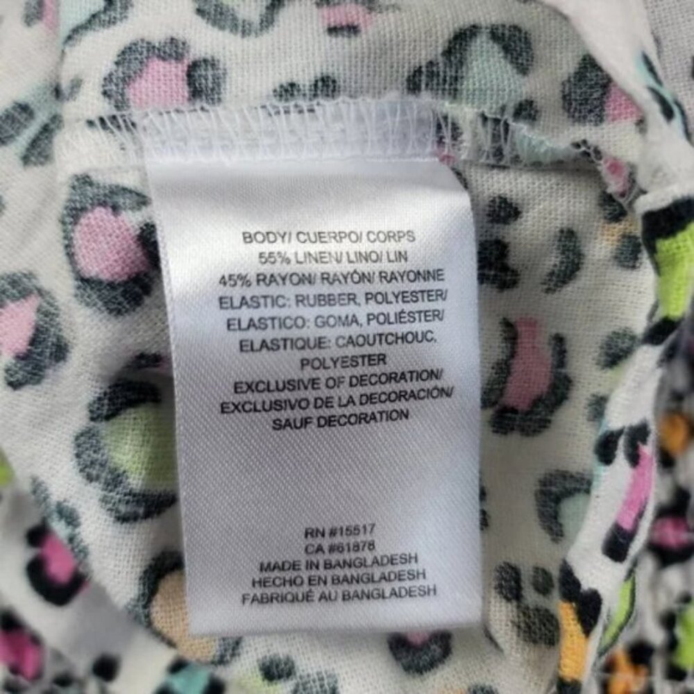 Vince Camuto Animal Print Romper Size 4 - Picture 6 of 7